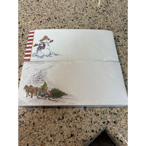 GREAT Papers! Stationery Envelopes Sleigh Ride & Snowman 50 Count Each White Red